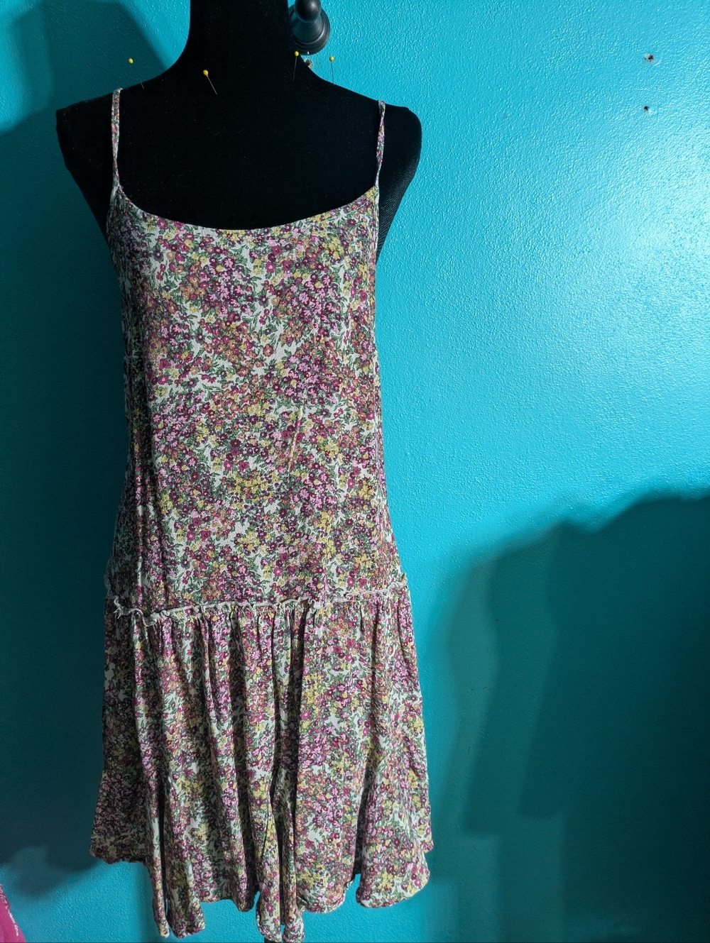 Wild Fable Floral Drop-Waist Midoโ Dress